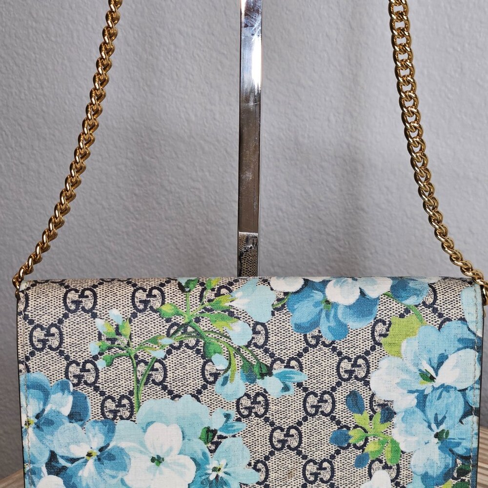 Gucci Blooms Chain Wallet - Picture 3 of 13